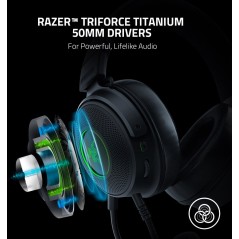 Razer Kraken V3 Wired Headset - Premium Gaming Sound in Black | Model: 8886419378570